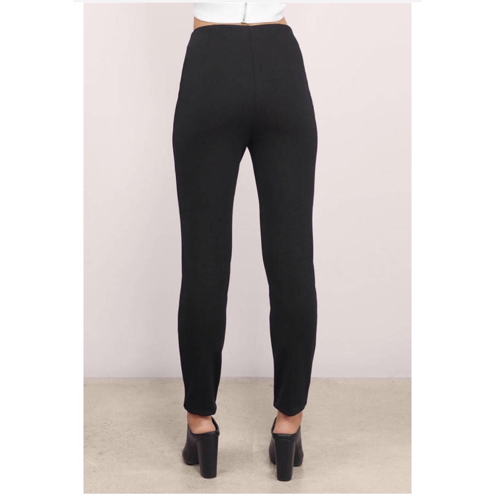 Host Pick❤️❤️❤️ High Waisted Zip-Up Pants - Picture 3 of 6